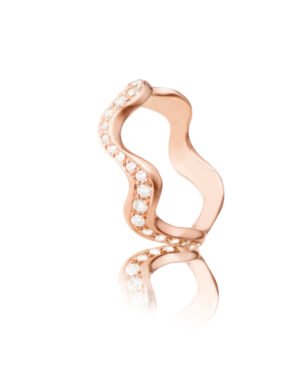 GRD15MM Anello Riviere Diamanti Mimì in Oro Rosa - Anelli Riviere Diamanti e Fedi Nuziali con Diamanti Milano Roma Canton Ticino