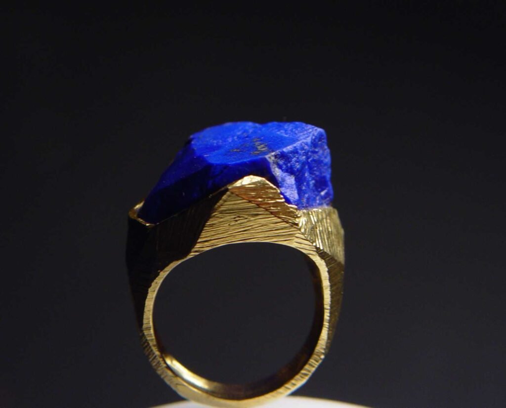 Anello Lapis Blu 1 - Anelli Riviere Diamanti e Fedi Nuziali con Diamanti Milano Roma Canton Ticino